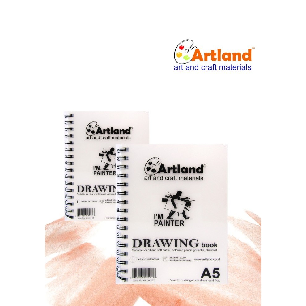 

Eklusif Buku Spiral A5 Artland Drawing Book 200Gsm 30Sheets Murah