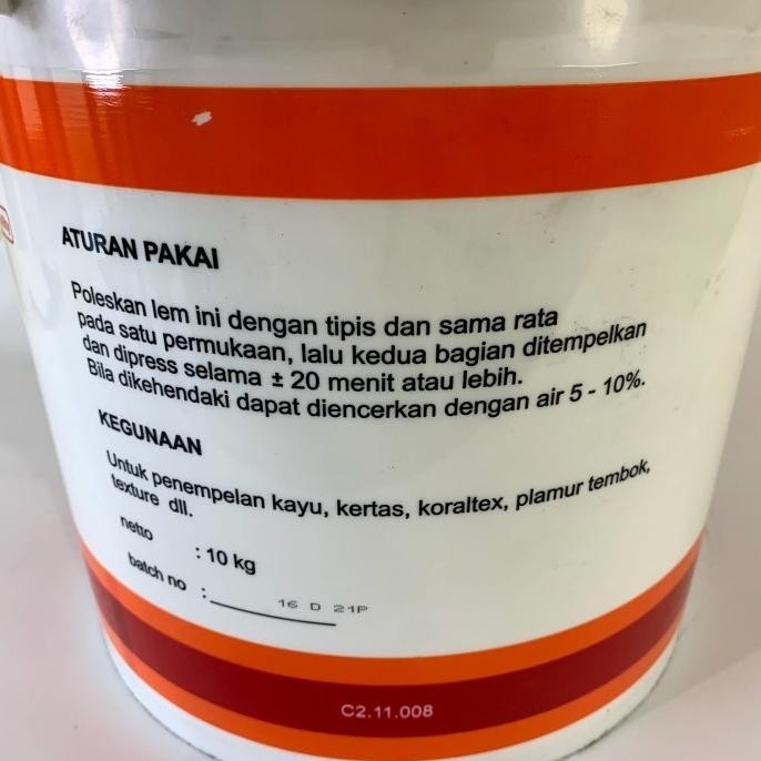 

NBS Lem Fox Putih 10 kg / Lem Kayu / Lem Slime / Lem Kertas