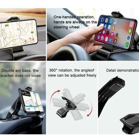 BASEUS CAR HOLDER HP DASHBOARD MOBIL MOUNT PHONE HOLDER UNIVERSAL
