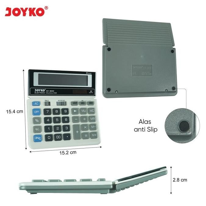 

Baru - Calculator / Kalkulator Joyko CC-800 / 12 Digits ,,