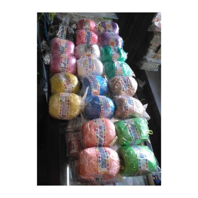 

New! Tali Rafia Halus Asahilon warna Coklat