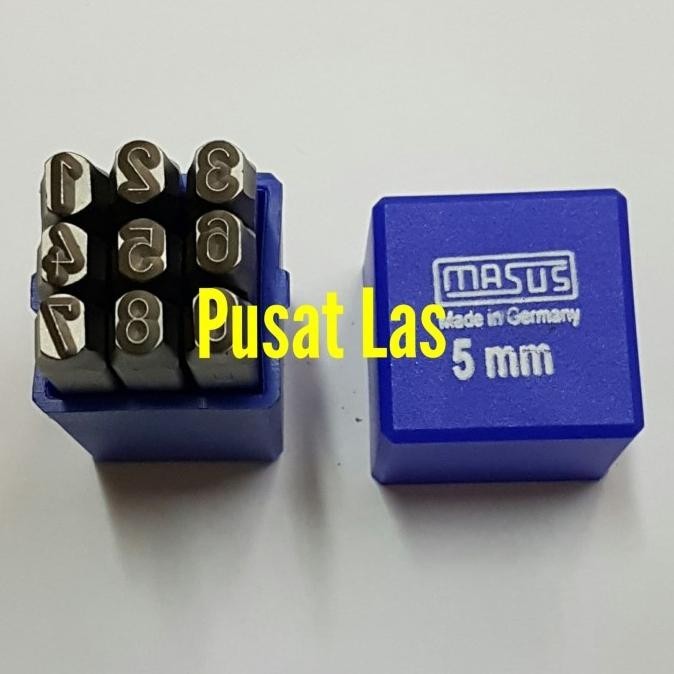 

Terbaru - Angka Ketok 5mm / Nomor Number Stamp Punch Figure 5 mm MASUS Germany
