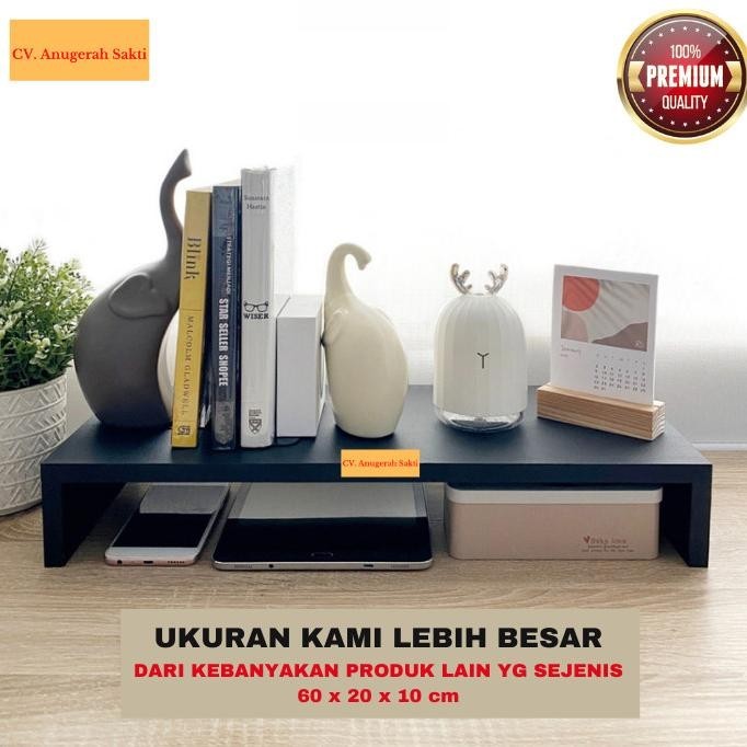 Recomend Meja Rak Peninggi Monitor Stand Pc Komputer Keyboard Speaker ..