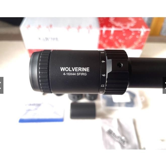 Teleskop Marcool Wolverine 4-16X44 Sfirg Titik Tengah Nyala Terbaru