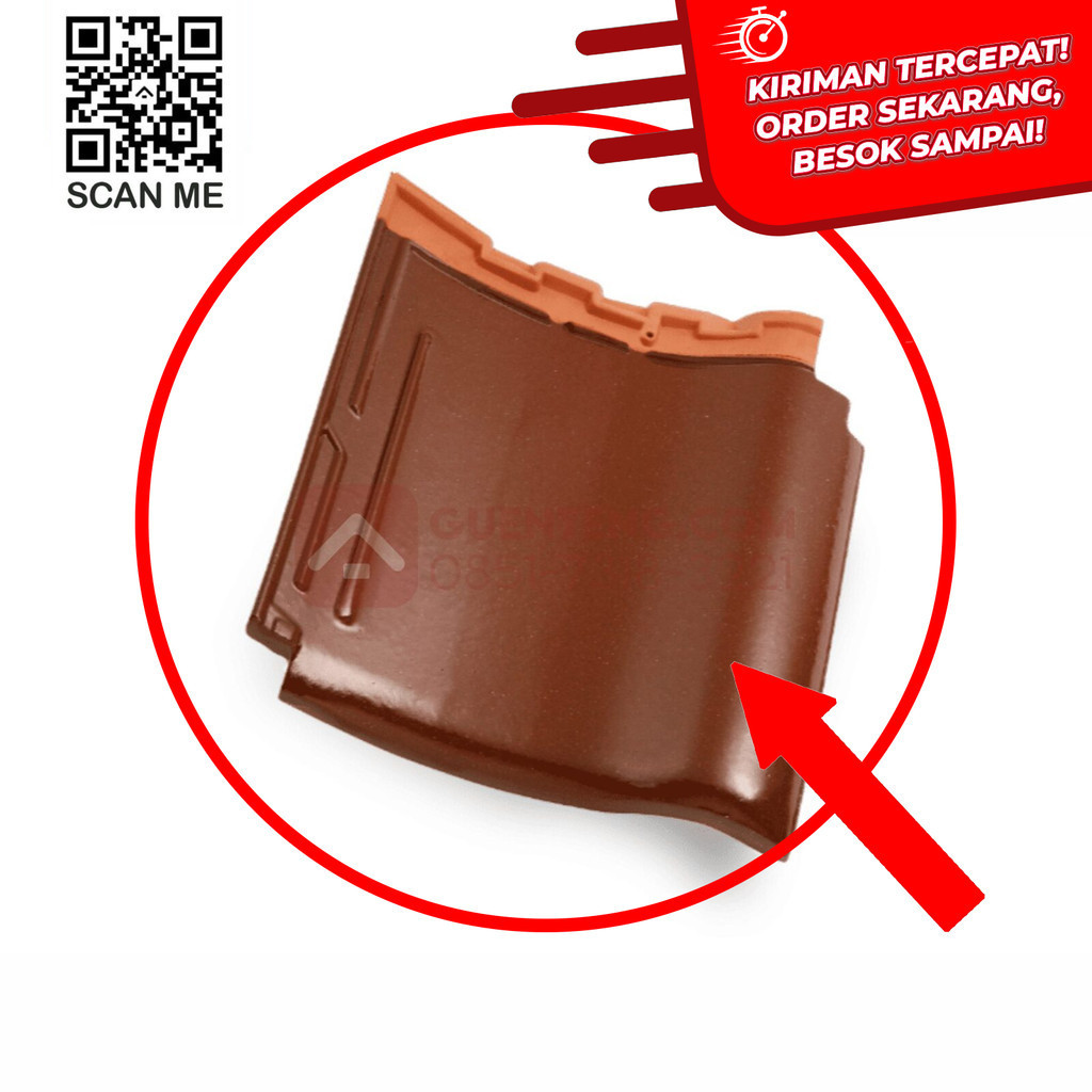 Genteng Keramik Kanmuri Milenio Warna Natural Termurah