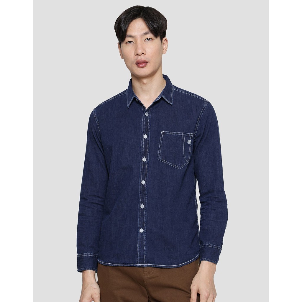 Watchout Jeans Denim Stitch Kemeja Pria 120009937