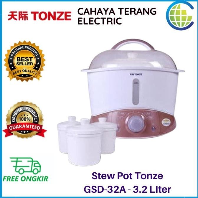 New Sale Stew Pot Slow Cooker Tonze Gsd-32A (3.2 Lt) Limited Edition
