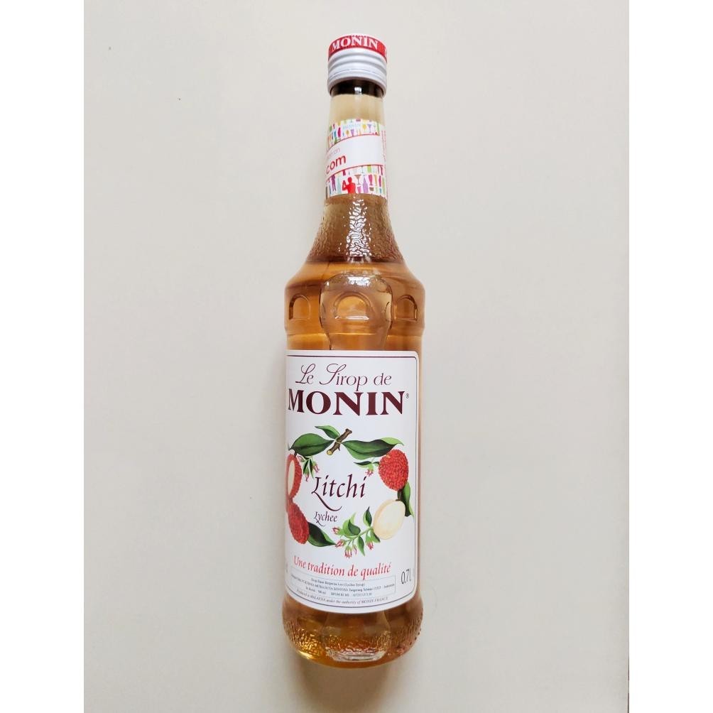 

(PRODUK) Monin Lychee syrup 700ml sirup minuman cafe rasa leci TERLARIS