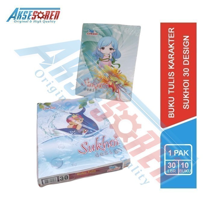 

Sale Buku Tulis Sekolah Sukhoi 30 Lembar 1 Pack / Peralatan / Catatan Hemat