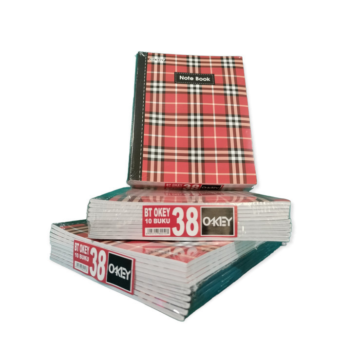 

Cuci Gudang Buku Tulis Okey 38 Lembar (1 Pak) Motif Bts Random Dan Burbery Red Sale!!!