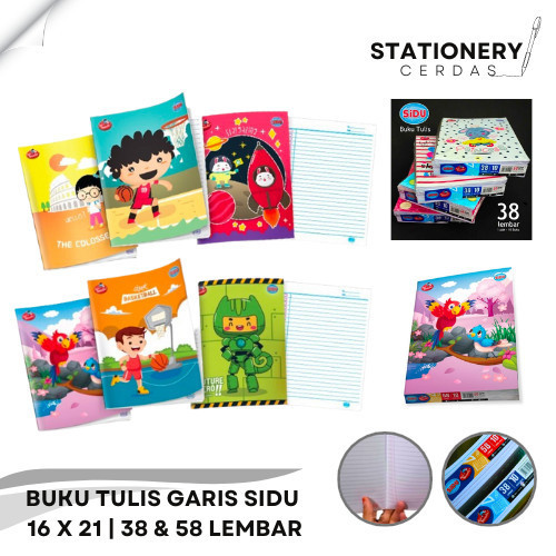 

Kusus Hari Ini Buku Tulis Garis Sidu 38 58 Lembar 1 Pak Isi 10 Sekolah Satuan Terlaris
