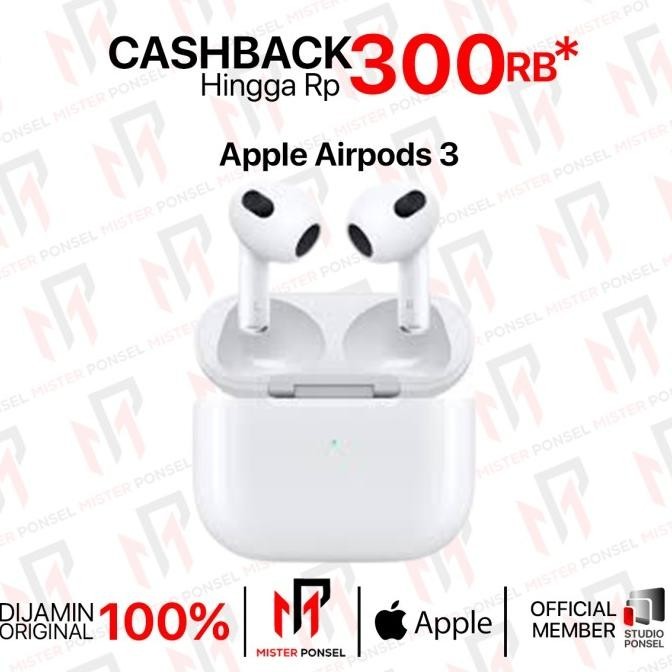 Ibox| Apple Airpods 3 Original Gen 3Rd Generation With Magsafe