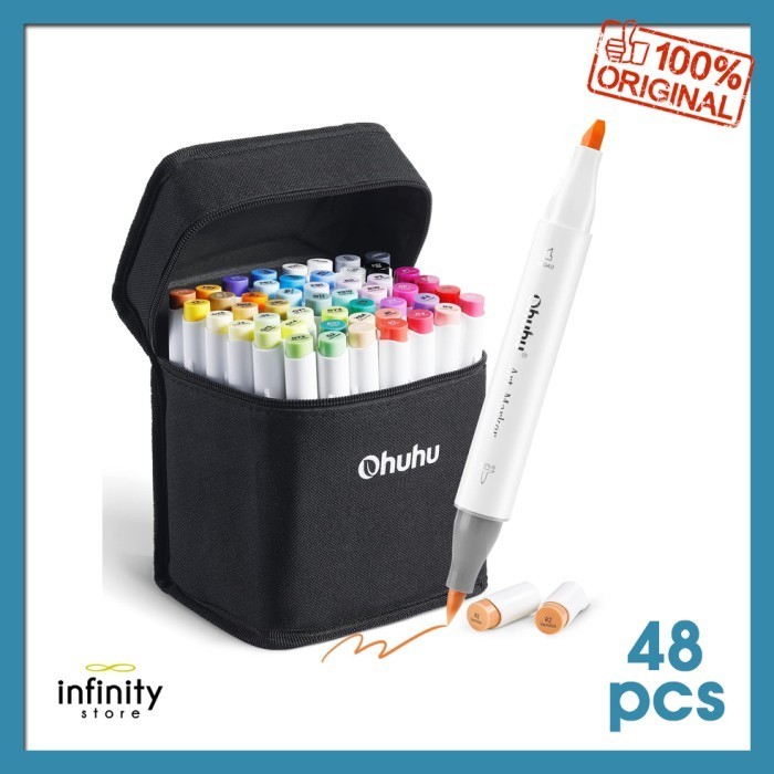

Ohuhu sketch Marker Brush Tip Chisel & Brush 48 ct Tips / copic alt BRG BARU
