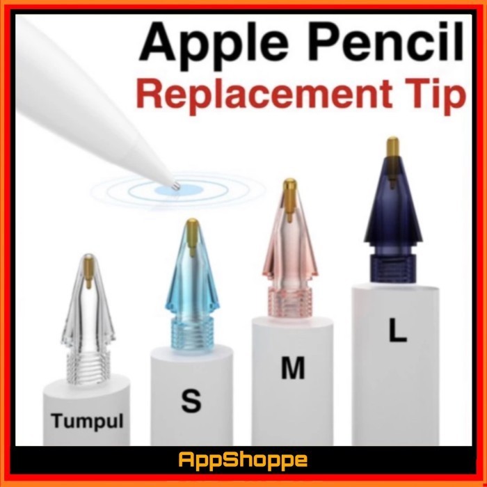 

Replacement Tip Nib Compatible Apple Pencil Gen 1 2 High Sensitive JUAL