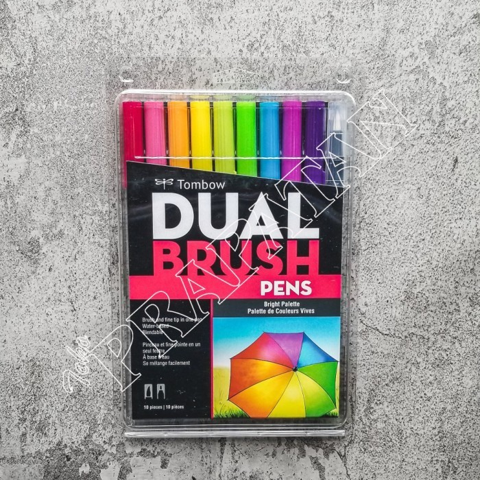 

Tombow Dual Brush Pen set 10 Warna HRG DISKON