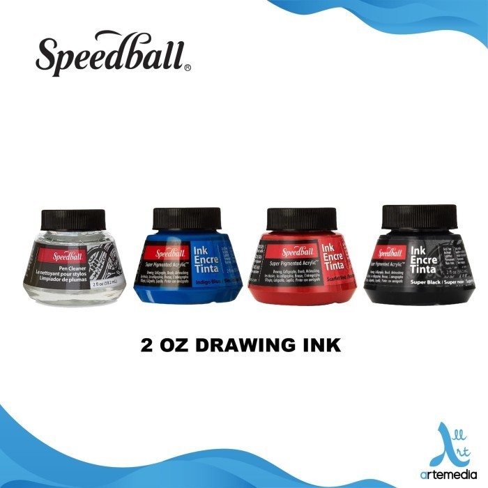

Tinta Kaligrafi Speedball Super Pigmented Acrylic Calligraphy Ink JUAL