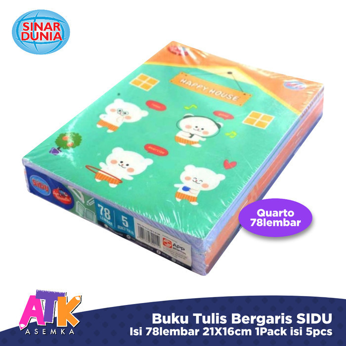 

Spesial Buku Tulis Bergaris Sidu Isi 78 Lembar Kwarto Sinar Dunia Isi 5Buku Bagus