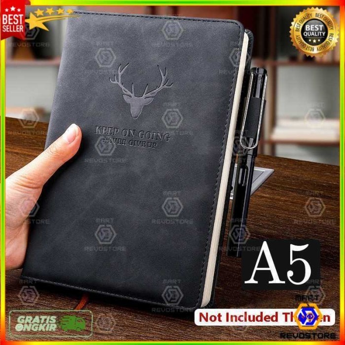 

Hemat Buku Catatan Jurnal Kerja Notebooks Diary Cover Kulit Kertas A5 Sale!!!