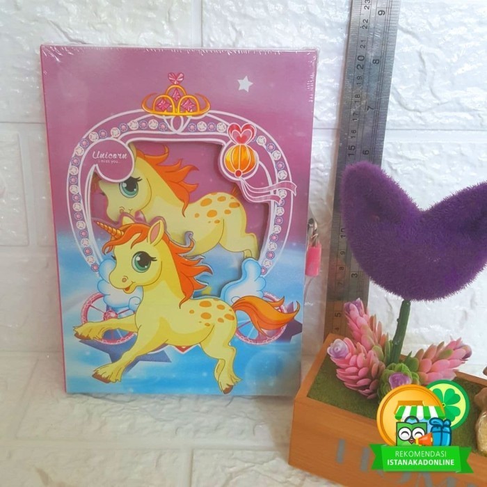 

Berkualitas Buku Diary Kunci Gembok Karakter Unicorn Ps003852 Hemat