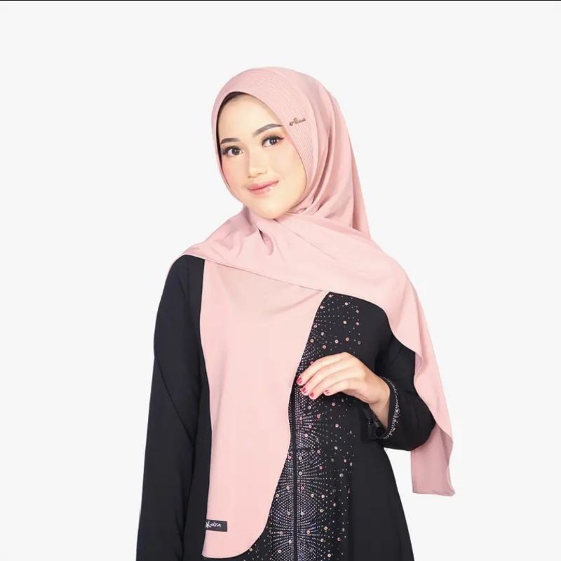Promo Mega Sale 2.2 // AlWira.outfit Hijab segitiga instan pet Antem Oval bahan Jersey premium