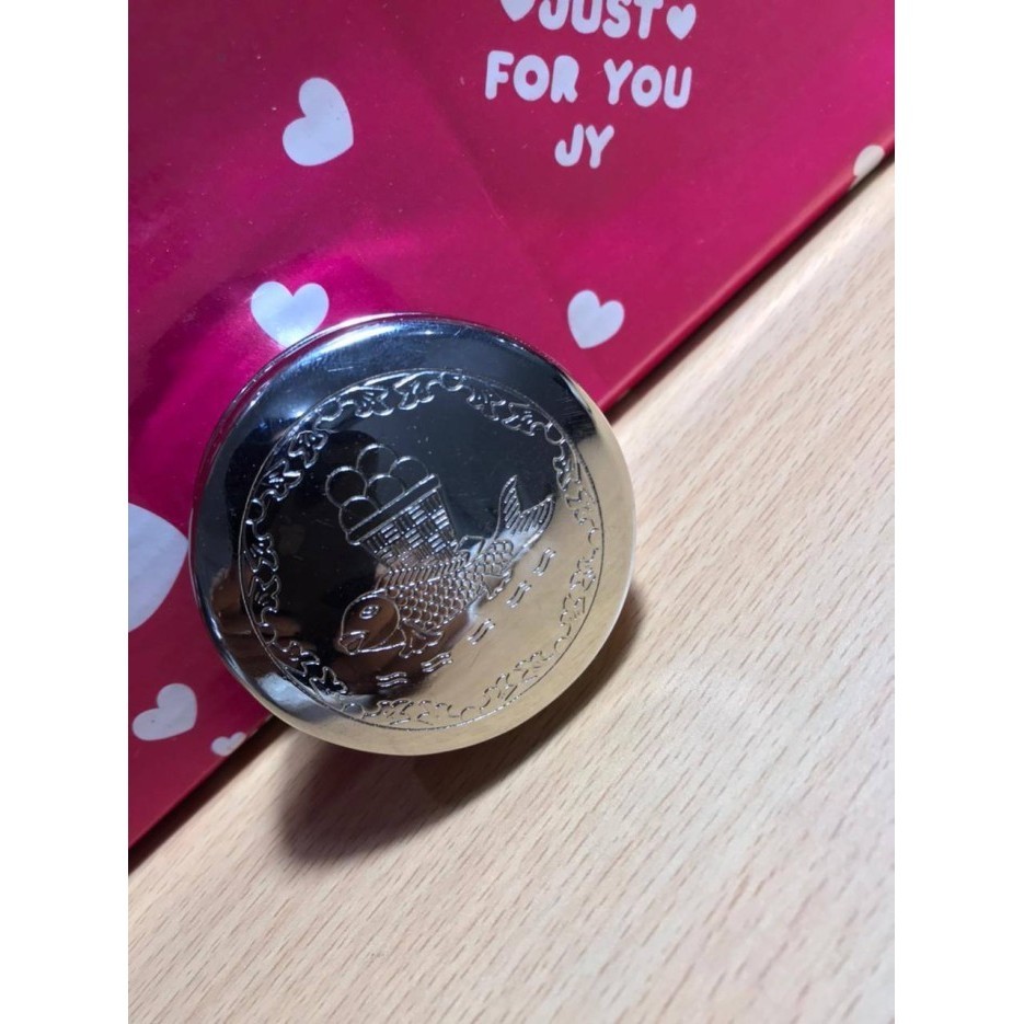 Piksis Bulat Kuningan Tebal (Termasuk Tas Dan Kain)Tempat Simpan Hosti