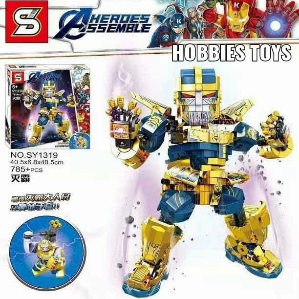 Sy1319 Brick Lego Thanos Avengers End Game Infinity War Sy 1319