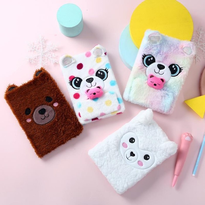 

Bagus Buku Tulis Diary Karakter Unicorn, Teddy Bear Notebook Import Ready St Trendi
