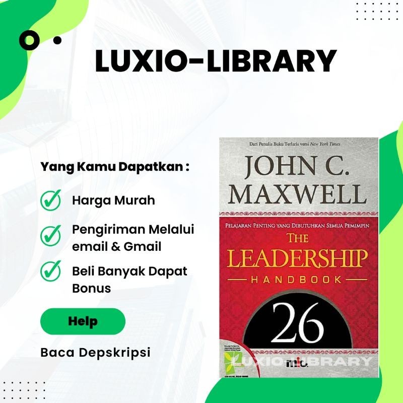 

The Leadership Handbook Pelajaran Penting Yang Dibutuhkan Semua Pemimpin