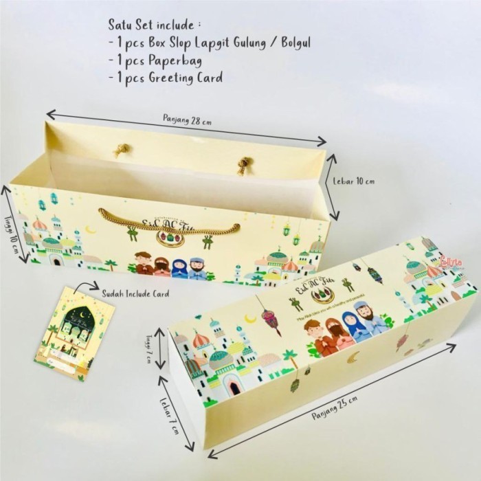 box rollcake paperbag dus lapis legit gulung lebaran kotak kue nastar