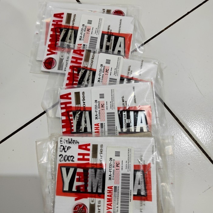 emblem box aki rx king 2002 original yamaha