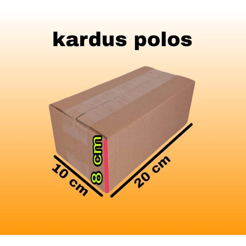 

kardus polos 20x10x8 kardus kecil kardus sedang