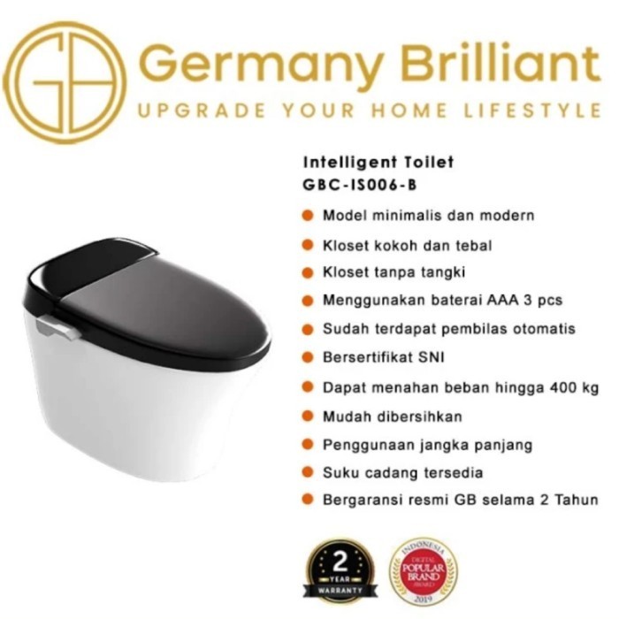 CLOSET DUDUK GERMANY BRILLIANT HITAM GBCIS006-BK GBCIS006-BK