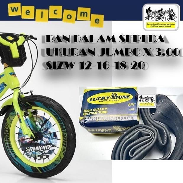 BAN DALAM SEPEDA JUMBO UKURAN 20 X 2.50-3.00