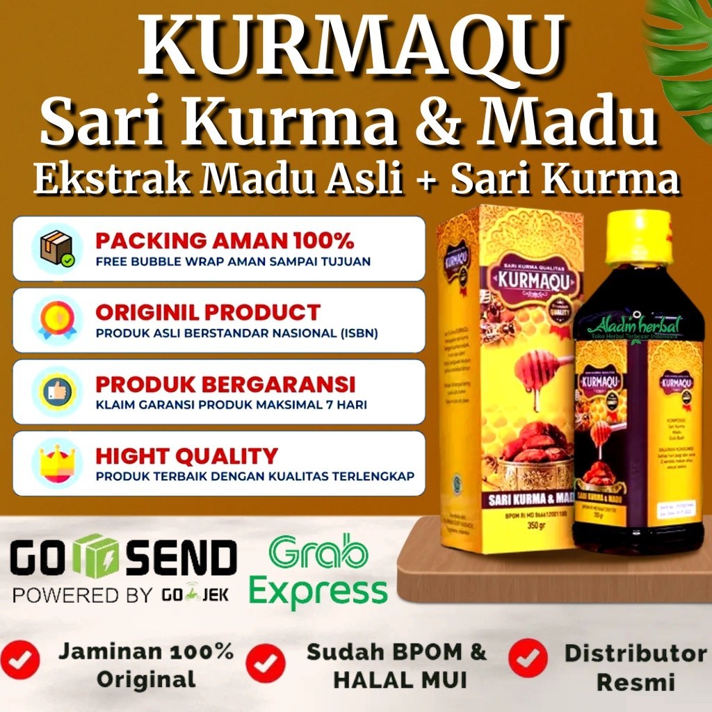 

Madu Kurma Plus Sari Kurma Kurmaqu Murni - Kualitas