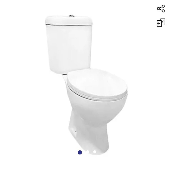 OULU KLOSET DUDUK CLOSE COUPLED WASHDOWN M638 DUAL FLUSH TERLARISBEST