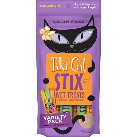 

Tiki Cat Stix Variety Pack - Pet Wet Food Makanan Basah Snack Kucing TD