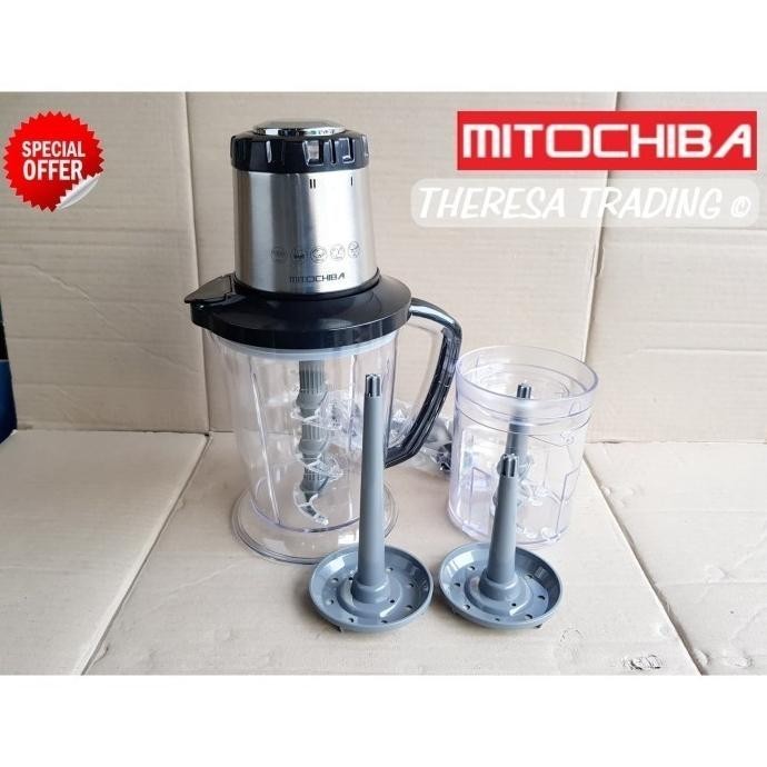 MITOCHIBA FOOD CHOPPER CH 200 ALL IN ONE STAINLESS STEEL TRIPLE BLADE