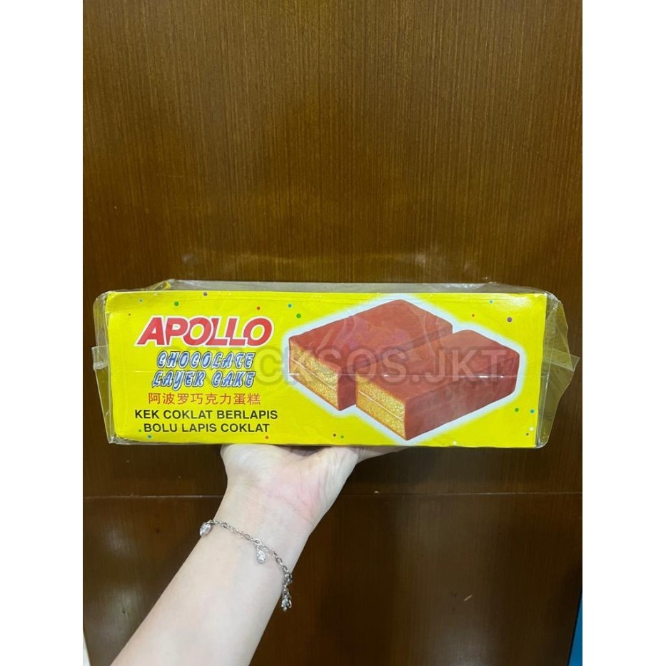 

Apollo Layer Cake Chocolate / Strawberry / Pandan / Blueberry - Bolu