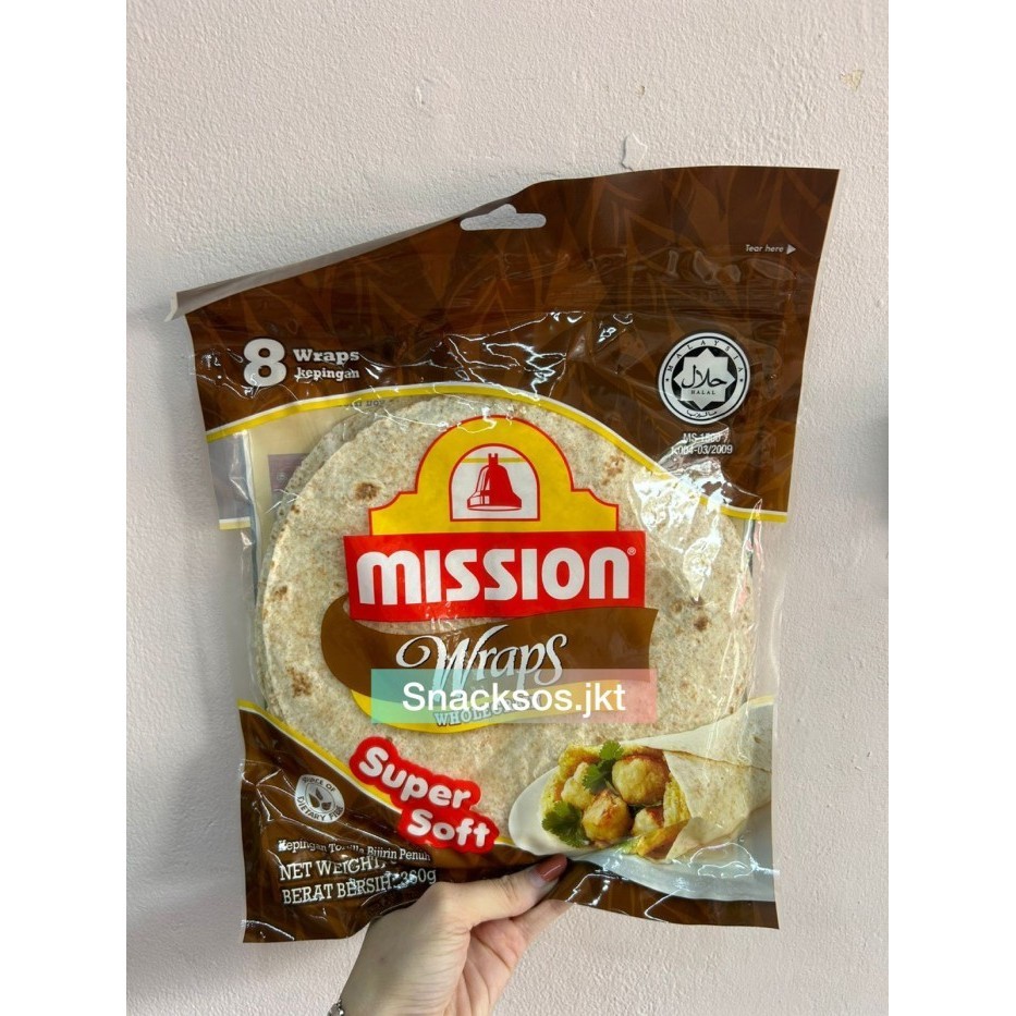 

Mission Wraps Original Super Soft / Garlic / Potato / Wholemeal 360Gr