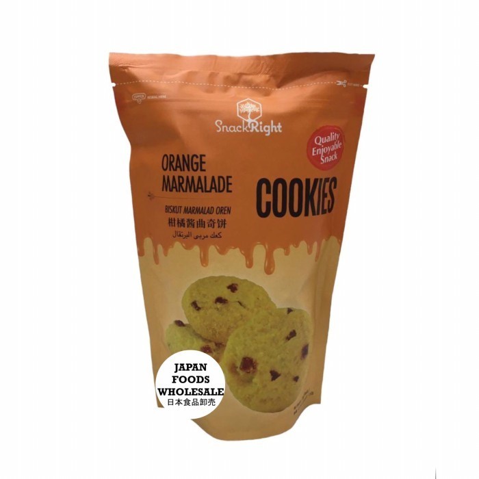 

Snackright Orange Marmalade Cookies / Biskuit Impor / Cemilan