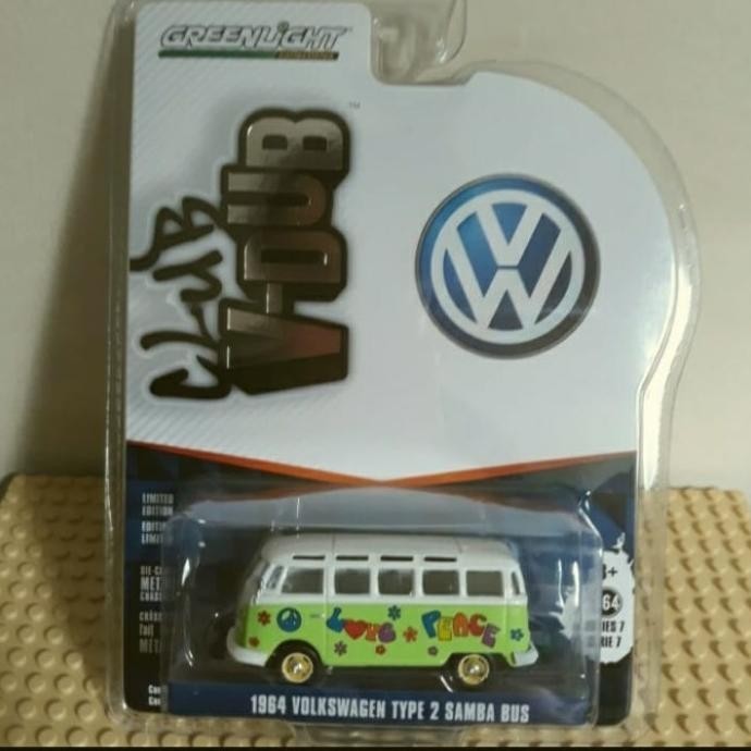 greenlight 1964 volkswagen type 2 samba bus