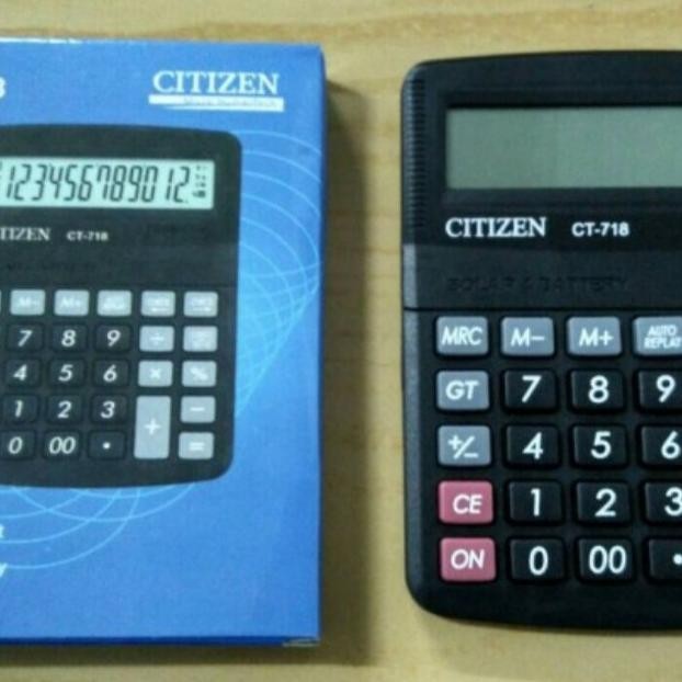 

Big Sale - Kalkulator Citizen CT-718 CT-718C 12 Digit Calculator ~