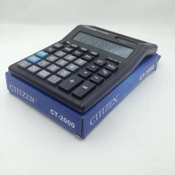 

Terbaru! Kalkulator Citizen CT 2000 - 14 Digit - Kalkulator 2 Layar