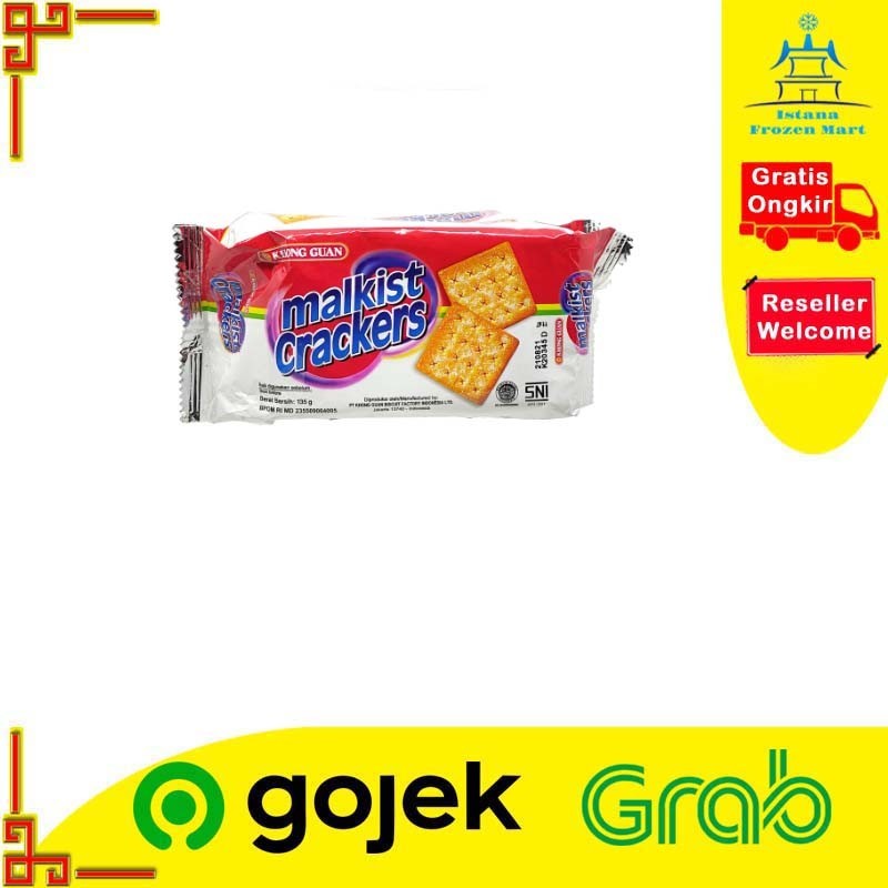 

Malkist Crackers KHONG GUAN Manis 135 GR