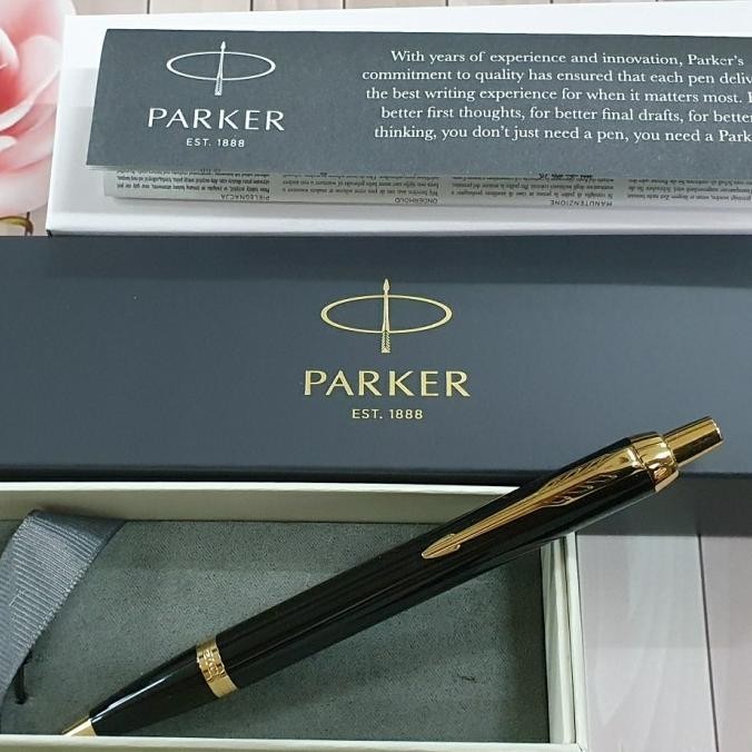 

Bagus! Pen Parker New Im Black Gt Ballpoint M.Blk Tb