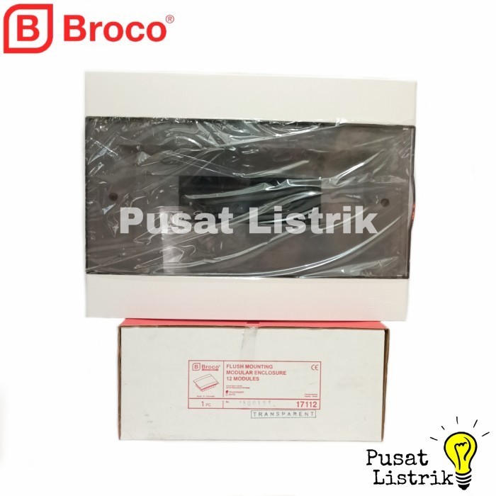 Box MCB 12 Group Broco 17112 Box MCB 12 Group Tutup Inbow/Outbow Broco