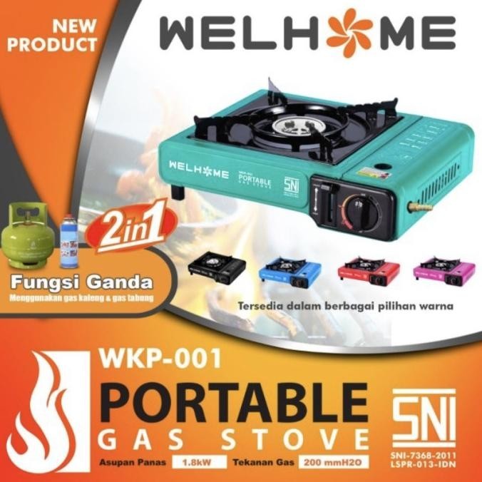 Open DS] Kompor Portable Happy Fun Kompor piknik murah gas tabung
