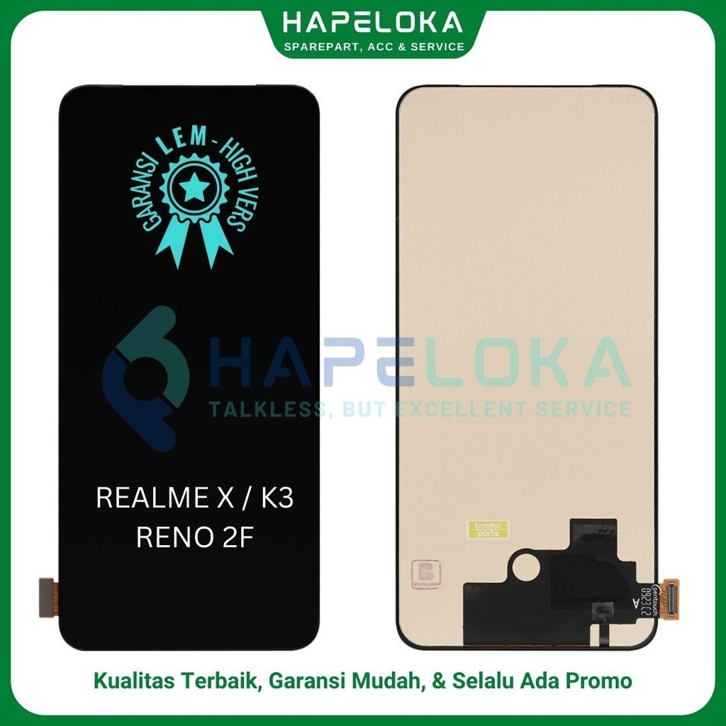 LCD TOUCHSCREEN OPPO K3 / REALME X / RENO 2F / RENO 2Z - ORI COMPLETE
