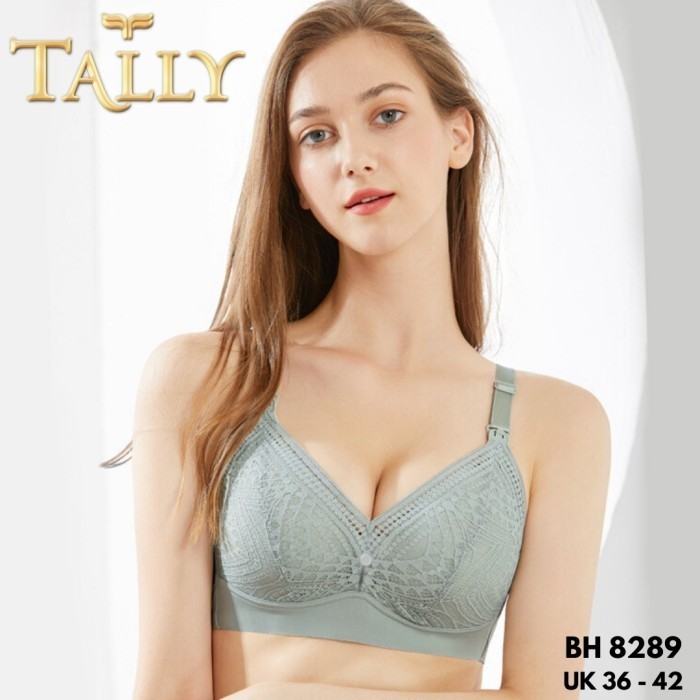 Tally Bra Menyusui Tanpa Kawat Busa Tipis Seamles Cup C Kait 4 Bh 8289