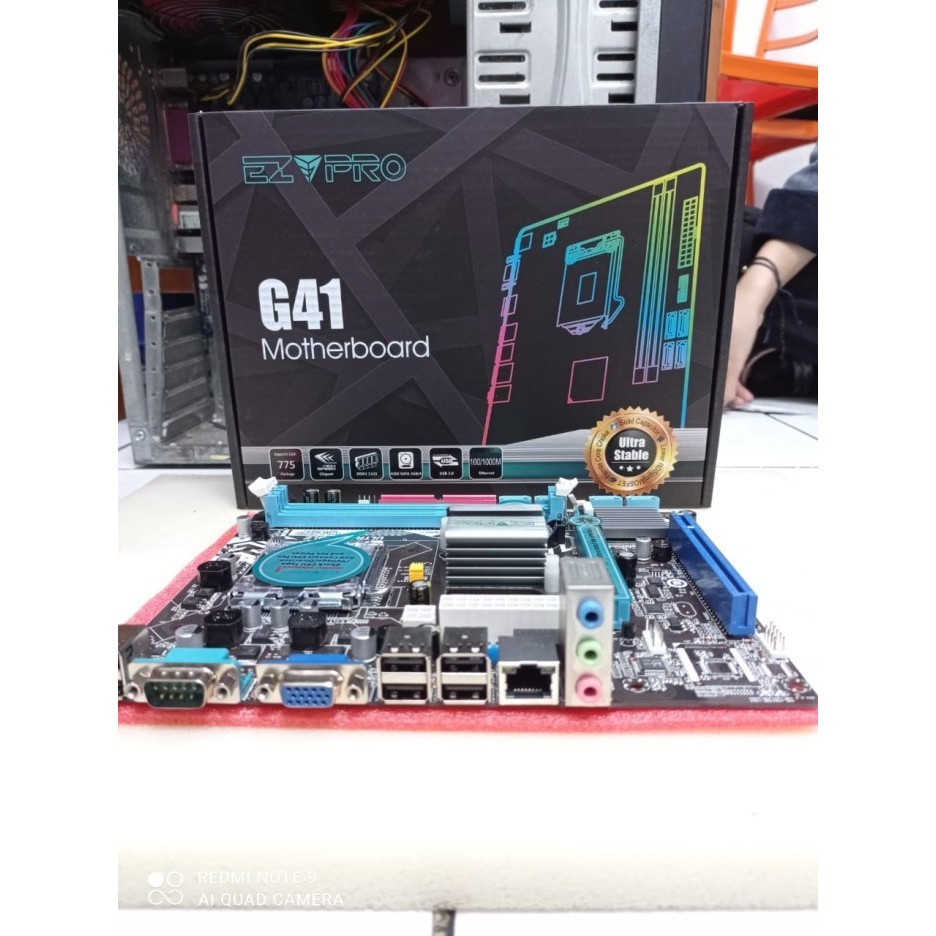 Termurah Motherboard G41 Ezpro Intel Socket Lga 775